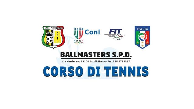 Ascoli Piceno: Scuola Tennis Ballmasters, riprendono i corsi per ragazzi al Centro Sportivo Pennile di Sotto