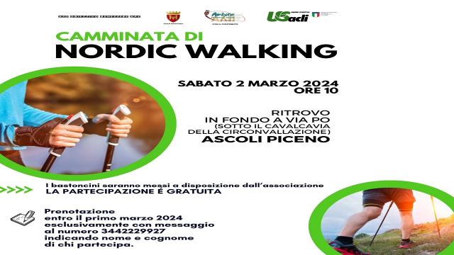 Ascoli Piceno: nordic walking, appuntamento con la camminata del benessere