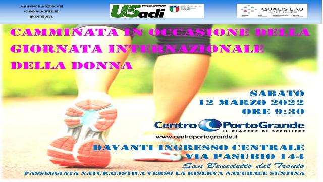 San Benedetto, camminata alla Riserva Sentina in occasione della Giornata internazionale della donna