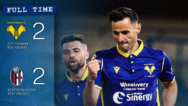 Verona-Bologna 2-2, highlights