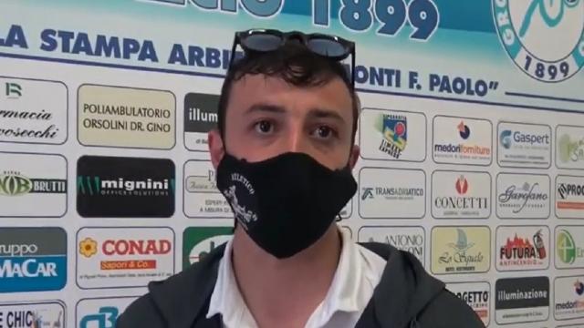Grottammare-Atletico Ascoli 0-2, le voci di Aloisi e Giovannini post gara