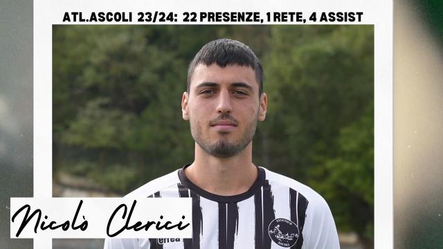 Atletico Ascoli, rinnovata la fiducia al centrocampista Clerici: “Questa società è seria ed ha grandi valori”