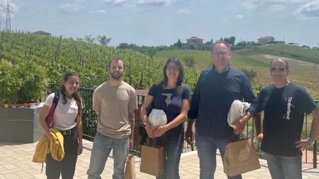 Castel di Lama, studenti dell’Univpm in visita alla Bio Fattoria di Ama Aquilone 