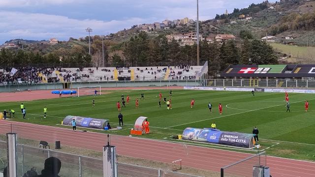 Serie D girone F, l'Atletico Ascoli passa 2-0 a Chieti con le reti di Olivieri e Traini