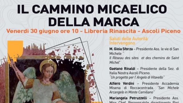 Ascoli Piceno, alla libreria Rinascita Incontro Convegno su 'Il CAMMINO MICAELICO DELLA MARCA' 