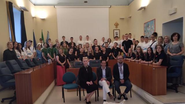 Grottammare, studenti Erasmus polacchi a Palazzo Ravenna