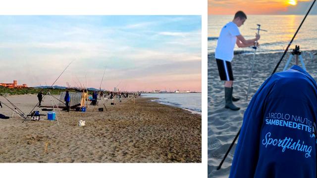 Buona prova del team Circolo Nautico Sambenedettese alle gare nazionali di Eccellenza Surfcasting di Tirrenia
