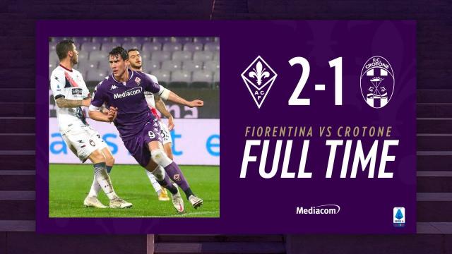 Fiorentina-Crotone 2-1, highlights