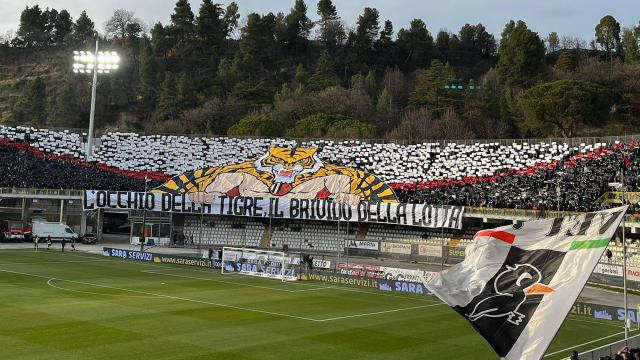 Ascoli-Sudtirol 1-2, Pulcinelli: “Grande coreografia, peccato per il risultato finale. In bocca al lupo a Mendes”