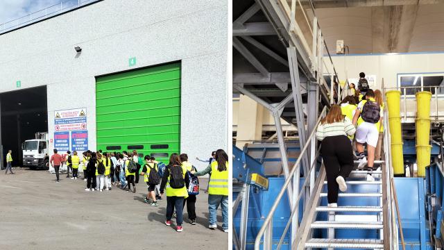 Cupra Marittima, studenti in visita a impianto Picenambiente. Occasione per sensibilizzare al rispetto dell'ambiente