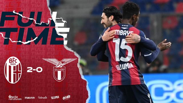 Bologna-Lazio 2-0, highlights