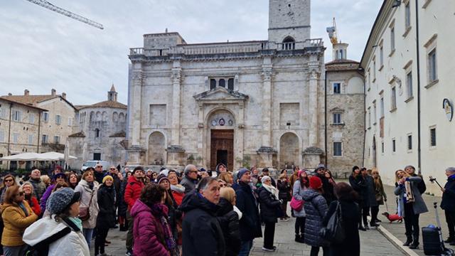 Ripreso progetto 'Salute in cammino per la cultura' Al primo appuntamento 'Itinerari Ebraici ad Ascoli' ben 117 presenze
