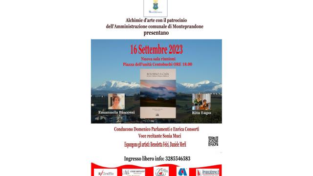 Monteprandone, quarto evento di Alchimie d'Arte con Emanuela Biscossi e Rita Lupo