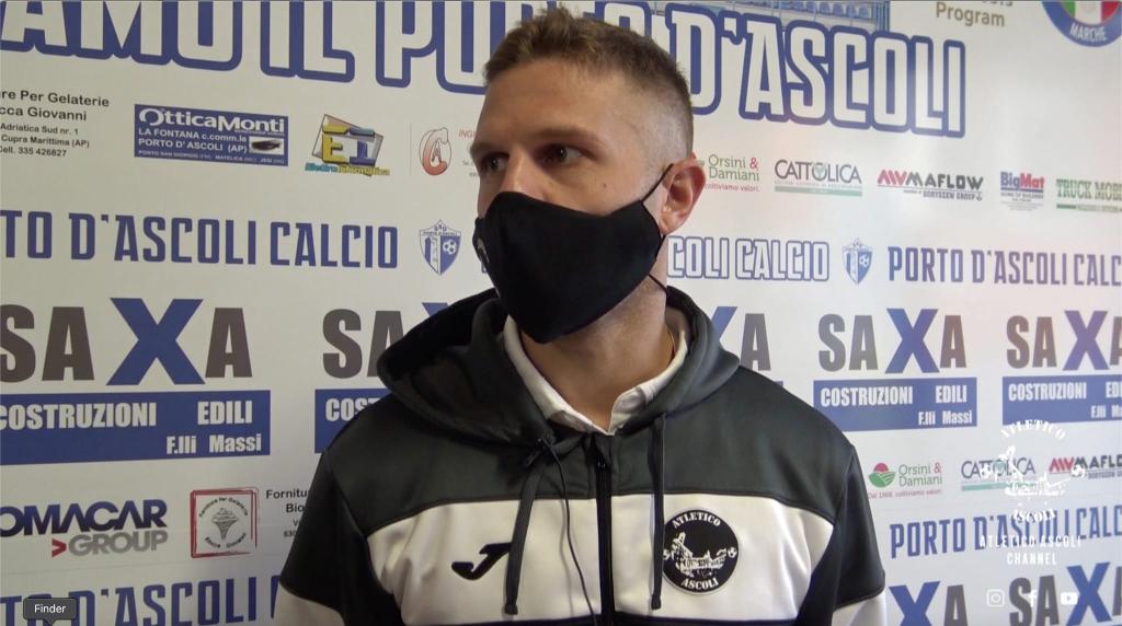 Porto d'Ascoli-Atletico Ascoli 0-1, le voci di Mauro e Jari Iachini post gara