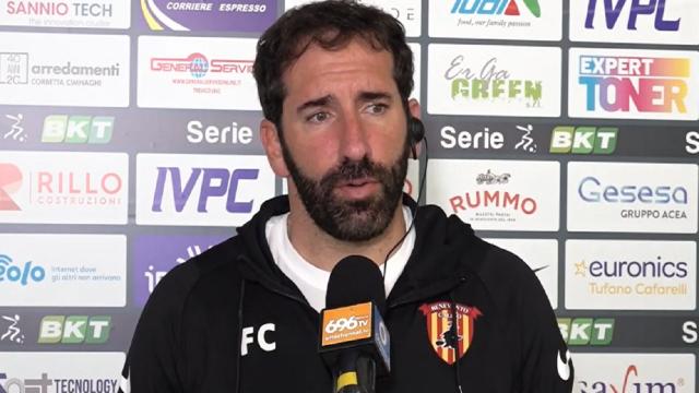 Benevento-Cosenza 3-0, le voci di Caserta (''Ho visto tanti miglioramenti'') e Zaffaroni