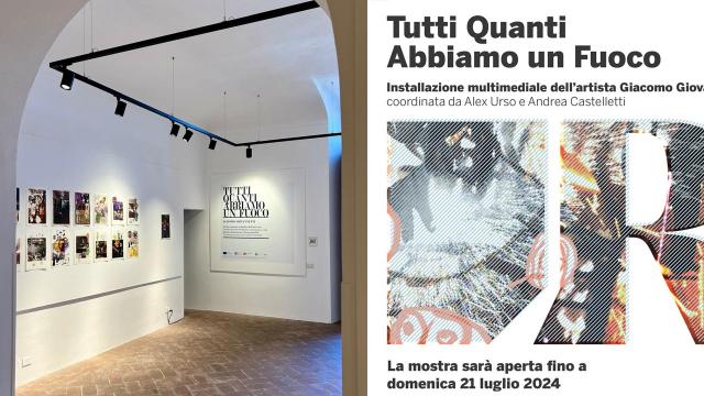 Ripatransone Community Hub, in conclusione la mostra di Giovannetti ''Tutti Quanti Abbiamo un Fuoco''