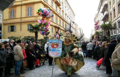 Le maschere di Alba Adriatica sfilano al Carnevale di Capua