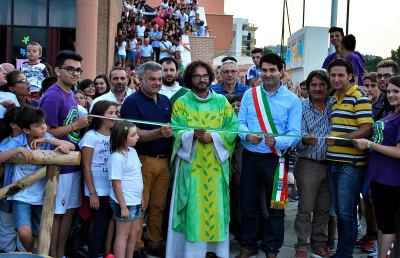 Centobuchi, inaugurato il nuovo Parco Comunale della parrocchia