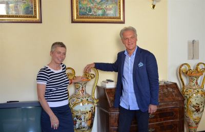 Irene Pivetti, tour nel Piceno per l'ex Presidente della Camera