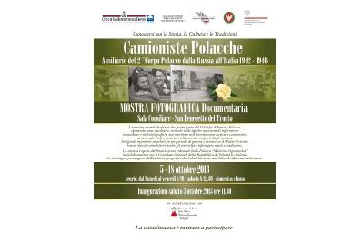 San Benedetto, mostra in ricordo delle camioniste polacche