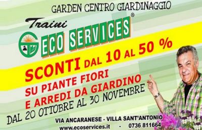 Garden Traini Eco Services, promozioni fino al 30 Novembre