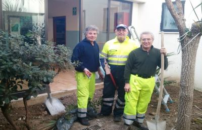 Protezione Civile Grottammare, opere nella scuola di via Battisti