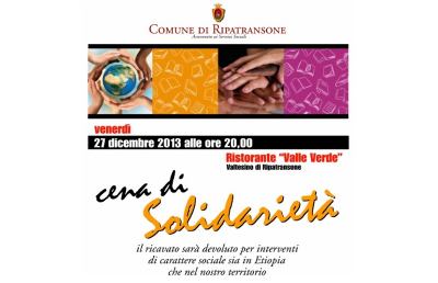 Ripatransone, cena di solidarietà con l'Associazione Toni Marconi