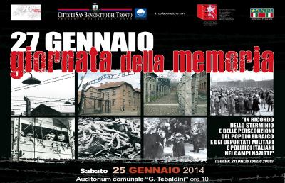 Sabato 25 Gennaio si celebra la “Giornata della Memoria”