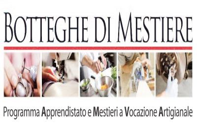 Scadenza termini domanda per le “Botteghe di Mestiere”