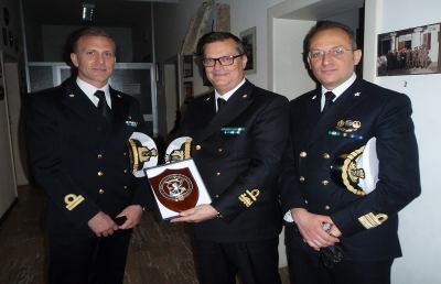 Capitaneria San Benedetto, visita del Contrammiraglio Ferrara