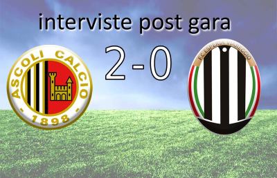 Ascoli Calcio: Destro, Carpani, Giacomini e Lucarelli post Viareggio