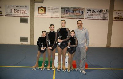 Pattinaggio, 12 titoli per i Diavoli Verde Rosa ai Campionati Provinciali