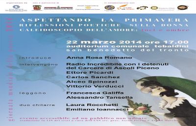 San Benedetto, si celebra la Giornata della Poesia