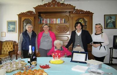 Lucia Capocasa, 100 anni portati con grinta