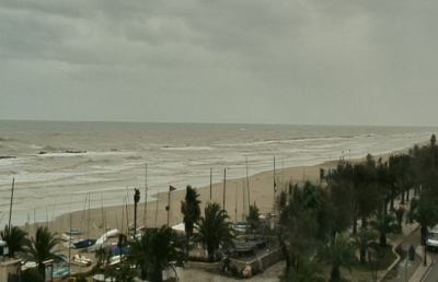 San Benedetto del Tronto, il forte maltempo complica la viabilità