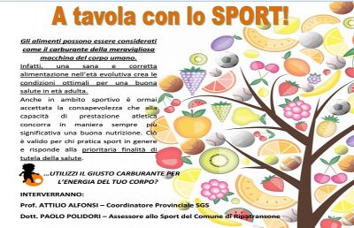 Ripatransone, l'incontro “A Tavola con lo Sport”