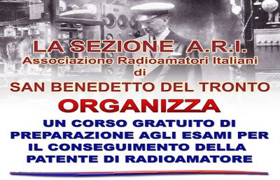 San Benedetto, aperte iscrizioni ai corsi per radioamatore