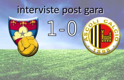 Ascoli Calcio, fotogallery ed interviste Destro e Roselli post Gubbio