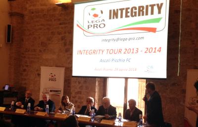 Integrity Tour ad Ascoli Piceno, un calcio alle frodi sportive
