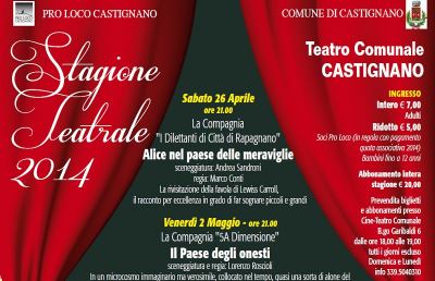 Castignano, continuano gli appuntamenti al Teatro Comunale