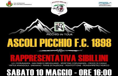 Ascoli Calcio, il “Picchio in Tour” continua a Venarotta ed Amandola