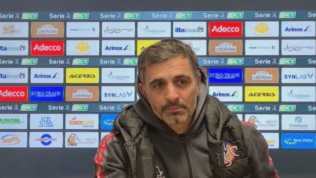 Cremonese-Crotone 3-2, le voci di Pecchia (“Classifica corta, ci dobbiamo preparare per Ascoli”) e Marino
