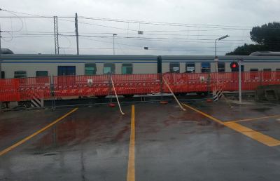 San Benedetto, installato il passaggio a livello, riapre la SS 16