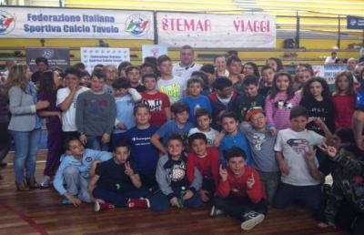 Gli alunni della Bice Piacentini ai campionati italiani di Subbuteo