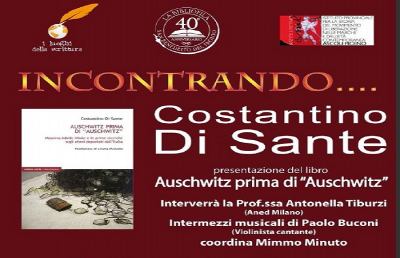 San Benedetto, Di Sante presenta il suo libro su Auschwitz
