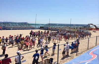 San Benedetto, successo per il progetto “Giocosport” alla Beach Arena
