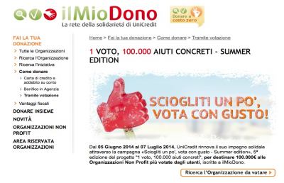 37 Onlus delle Marche in gara per “Un voto, 100.000 aiuti concreti”