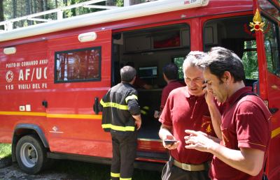Vigili del fuoco, esercitazione ricerca persona scomparsa