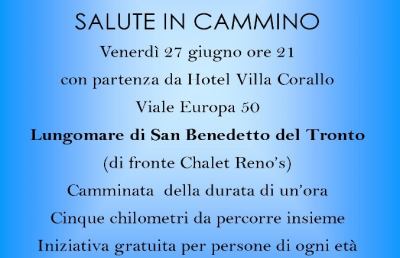 “Salute in Cammino” fa tappa a San Benedetto del Tronto