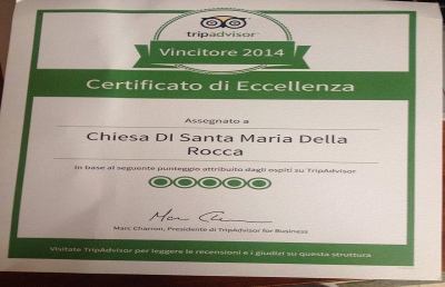 Offida, la chiesa con certificato di eccellenza TripAdvisor